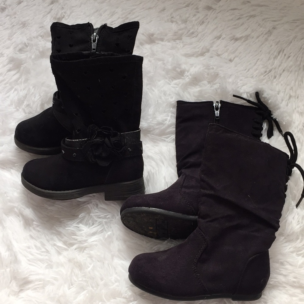 2 pairs Size 7 toddler boots
